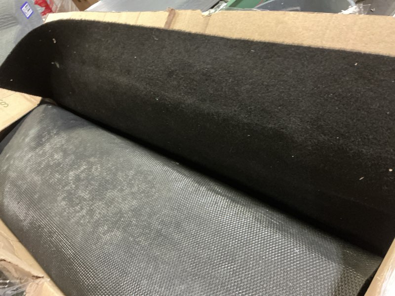 Condition photo showing Good Condition for Notrax 411 Sof-Tred™ 3' x 12' x 3/8" Anti Fatigue Mat, Enhanced Slip Resistance with Beveled Edges and Pebbled Surface, Ideal for Industrial and Commercial Workplaces, Black, 411S3312BL Pebbled Surface 3' x 12' x 3/8" Black