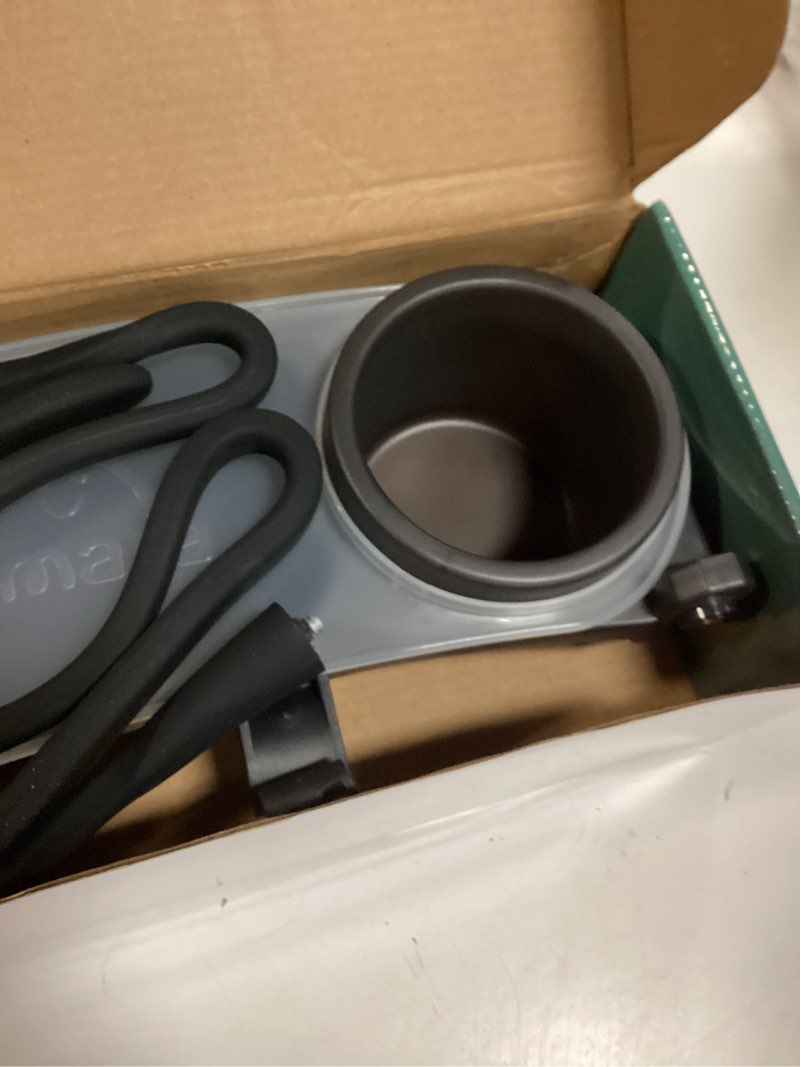 Condition photo showing New/Like New for universal stroller snack tray with cup holder 2 in 1 - stroller tray attachment for baby & toddler - baby stroller accessories - fit most strollers, dishwasher safe with dust cover & silicone arms