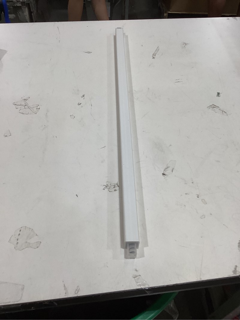 Condition photo showing As Is for iwiwe 24 inch towel bar replacement rod for ceramic holder - spring loaded adjustable square plastic towel rod for bathroom and kitchen porcelain holders (white reliable plastic)