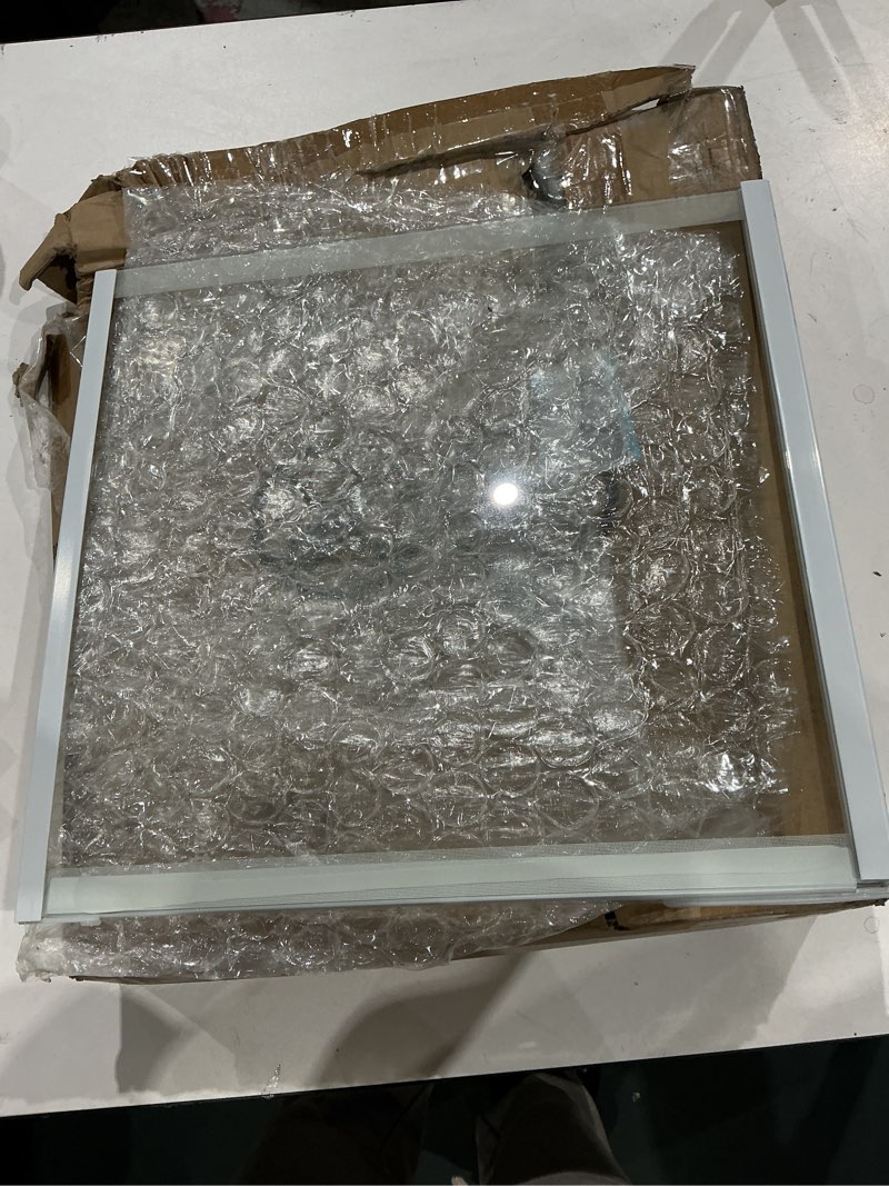 Condition photo showing Good Condition for upgraded da97-20044a refrigerator glass shelf for samsung fridge shelf replacement rf28r7201sr rf28r7351sr rf28r7551sr fixed left middle shelves assembly samsung refrigerator parts white metal edge