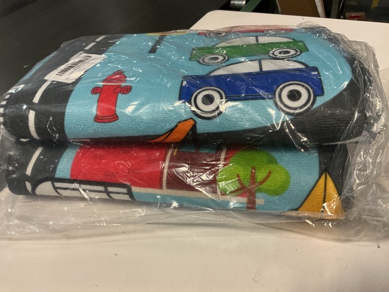 Condition photo showing As Is for Car Rug for Kids Playroom 3x5 Feet, Road Rug for Boys Room Kids Play Mat for Toddlers Bedroom and Playroom Decor Ljj-289 3' x 5' (Rectangular)