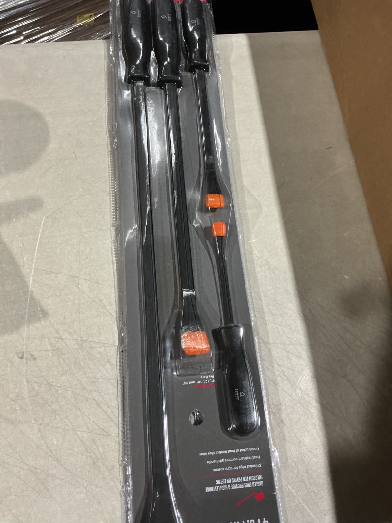 Condition photo showing Good Condition for sunex tools 9704 pry bar set with ergonomic handles, 8" - 24", 4-piece
