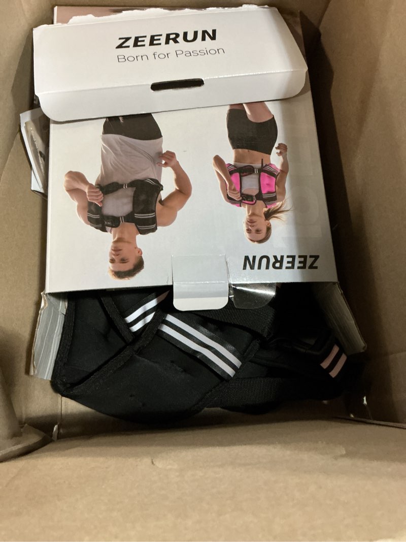 Condition photo showing Good Condition for Weighted Vest for Women & Men with Reflective Stripe and Adjustable Buckle, Comfortable & Durable Rucking Vest for Walking, Running & Strength Training 18 lb Black