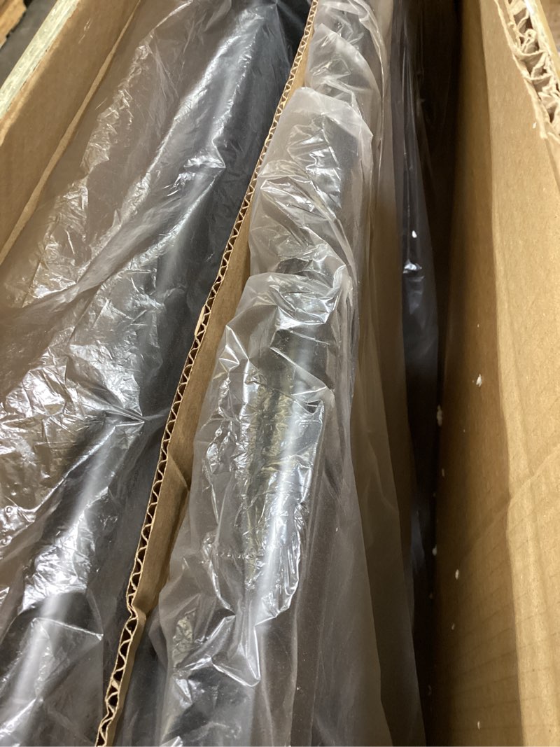 Condition photo showing New/Like New for Thyle 2 Pcs Folding Bar Stool with Backrest, Tall Foldable Stool Chair Portable High Folding Bar Chair Counter Height Seat Leather Padded for Kitchen Island Shop Cafe Dining Room Black (29.5 Inch) 2 29.5 Inch