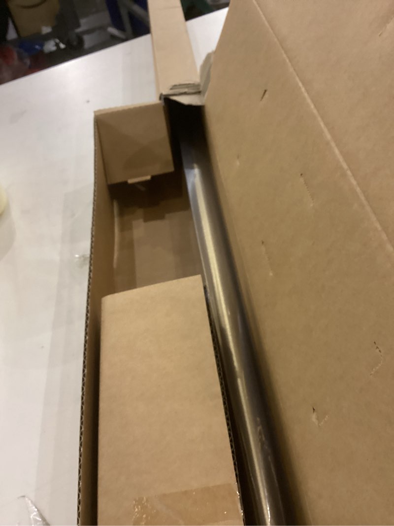 Condition photo showing New/Like New for Ivilon Drapery Treatment Window Curtain Rod - Acrylic Ball 1 inch Pole. 48 to 86 Inch. Warm Gold 48" to 86" Warm Gold