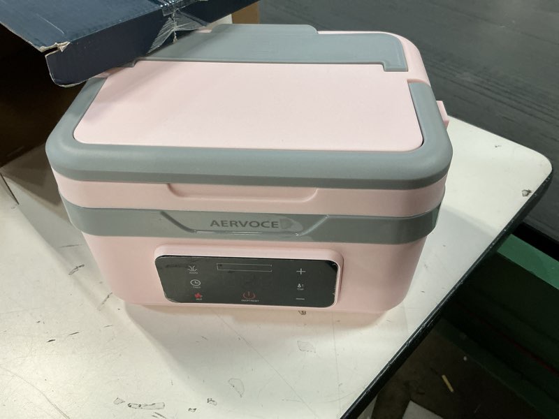 Condition photo showing Good Condition for Electric Lunch Box for Adults - 8000mAh Cordless Heated Lunch Box for Women 1L Portable Food Warmer for Car, Office or Outdoor Jobsites(pink) Pink 1L