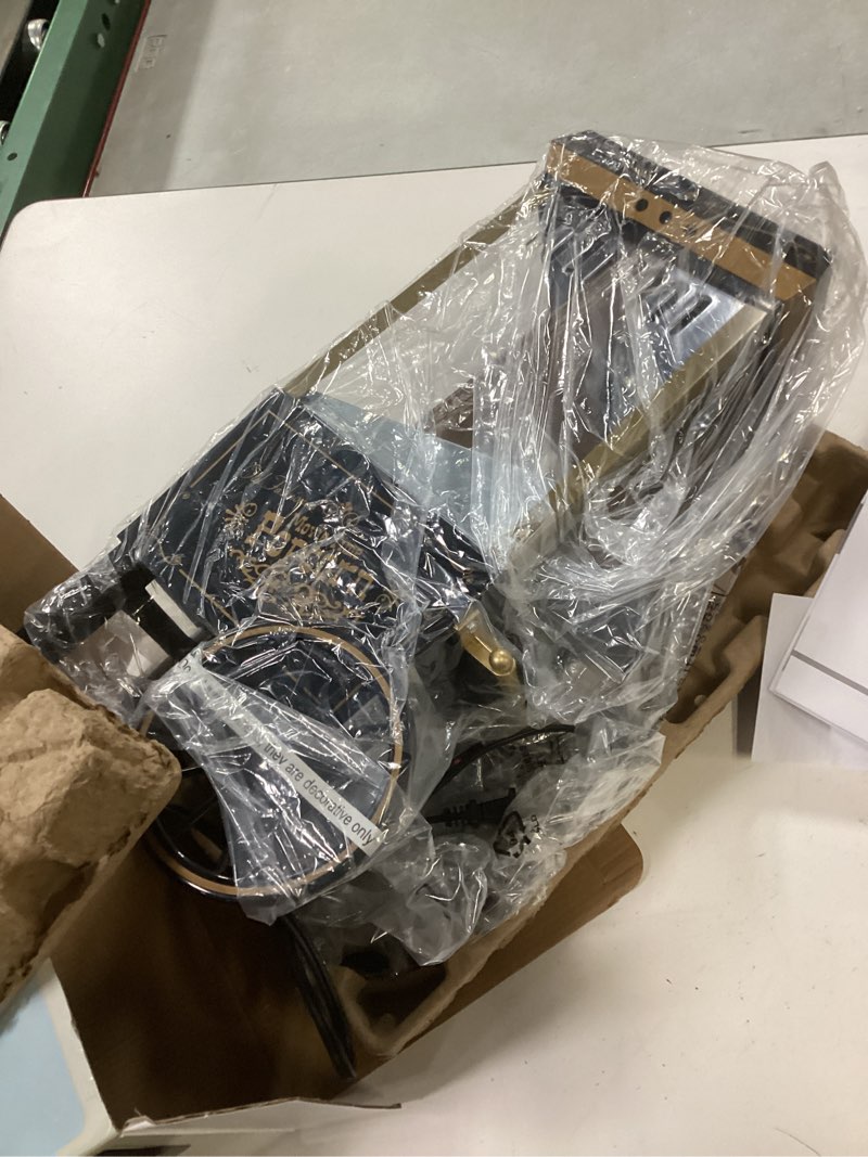 Condition photo showing New/Like New for Nostalgia Vintage Hot-Air Popcorn Maker Machine - Makes Up to 12 Cups - Oil-Free - Healthier Popcorn - Classic Stand-Up Cart With Wheels - Includes Kernel Measuring Cup - Black Hot-Air Vintage Black