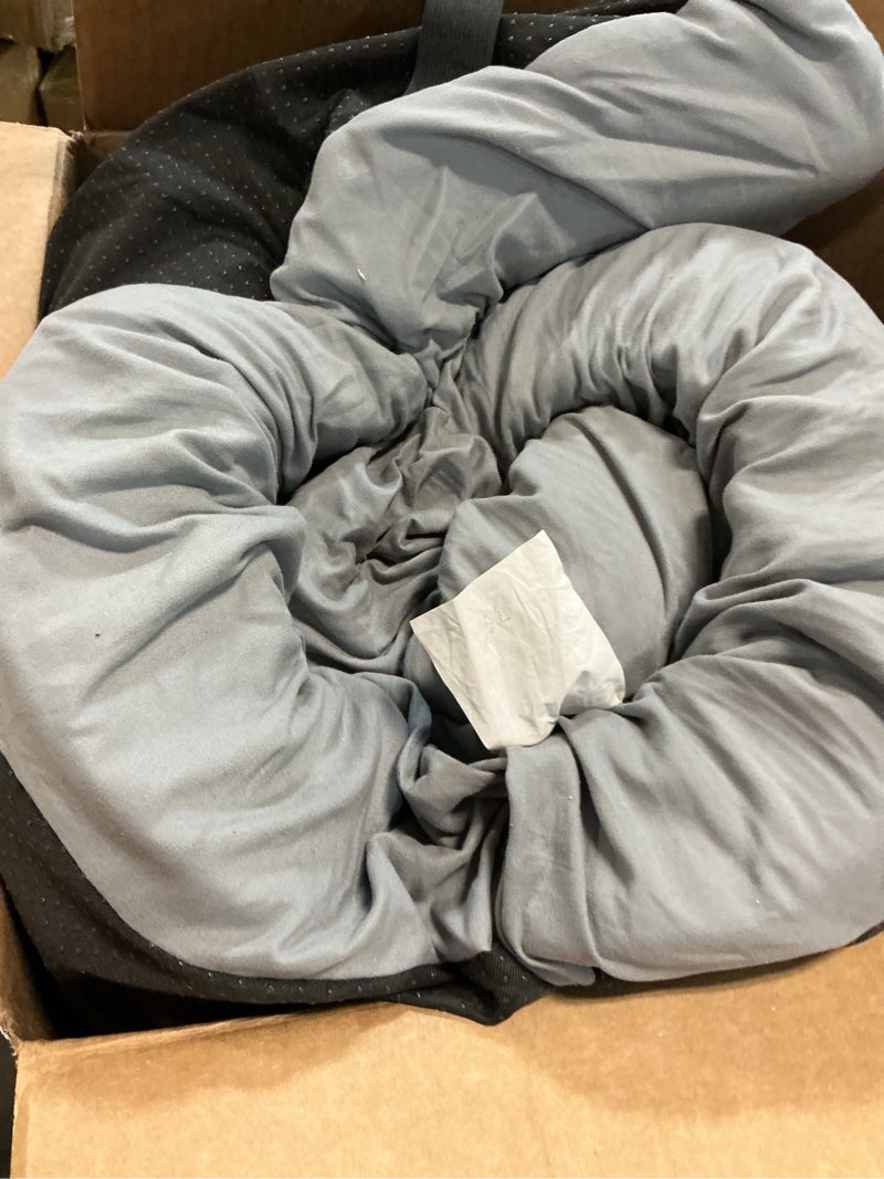 Condition photo showing As Is for bedlore queen mattress topper, thick pillow top pad for back pain relief, cooling soft mattress cover with deep pockets 6-18 inch gray queen