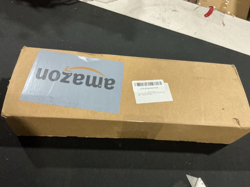Condition photo showing Good Condition for Zeerobee Curtain Rods for Windows 66 to 120, 1 Inch Adjustable Heavy Duty Black Curtain Rod, Outdoor