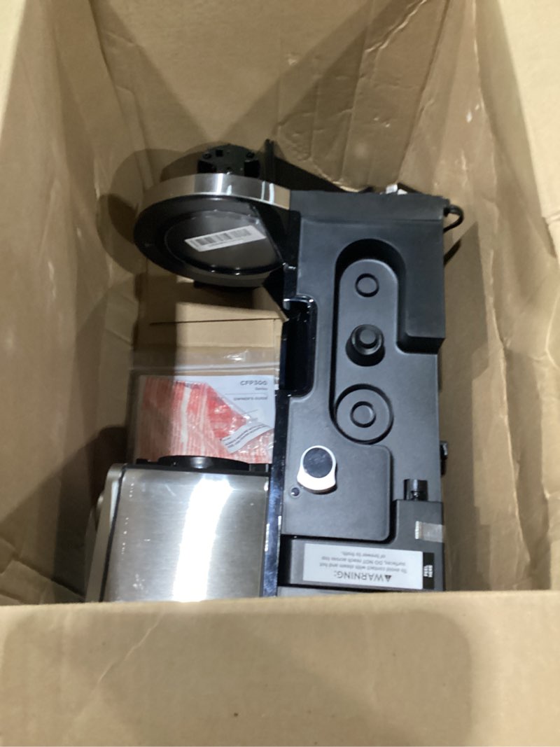 Condition photo showing As Is for ninja specialty drip coffee maker | dualbrew™ pro specialty coffee machine w/ frother, paper filter | brew with pods & grounds, k cups compatible | 4 brew styles, 13 cup to pot sizes | black, cfp301 black 12 cup carafe