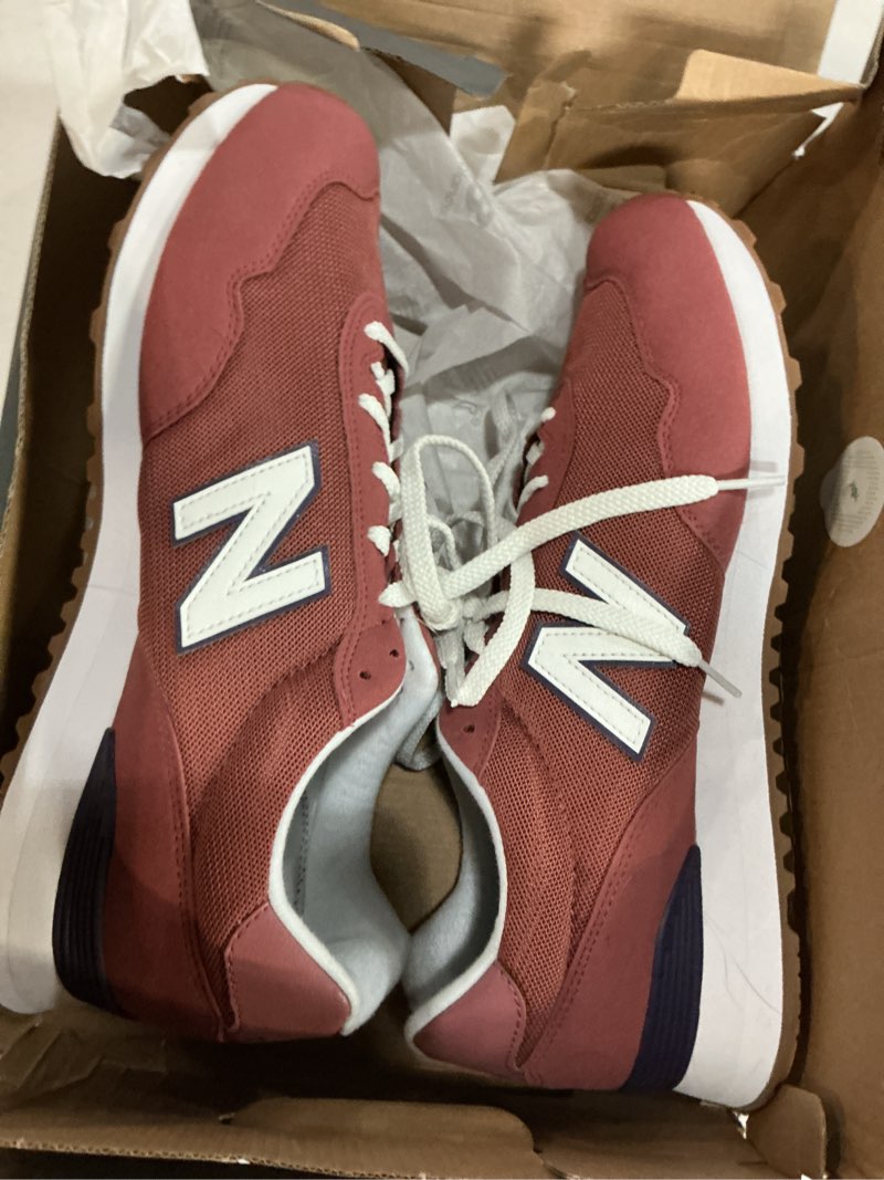Condition photo showing Good Condition for new balance men's 515 v3 sneaker 11.5 wide red rock/boysenberry