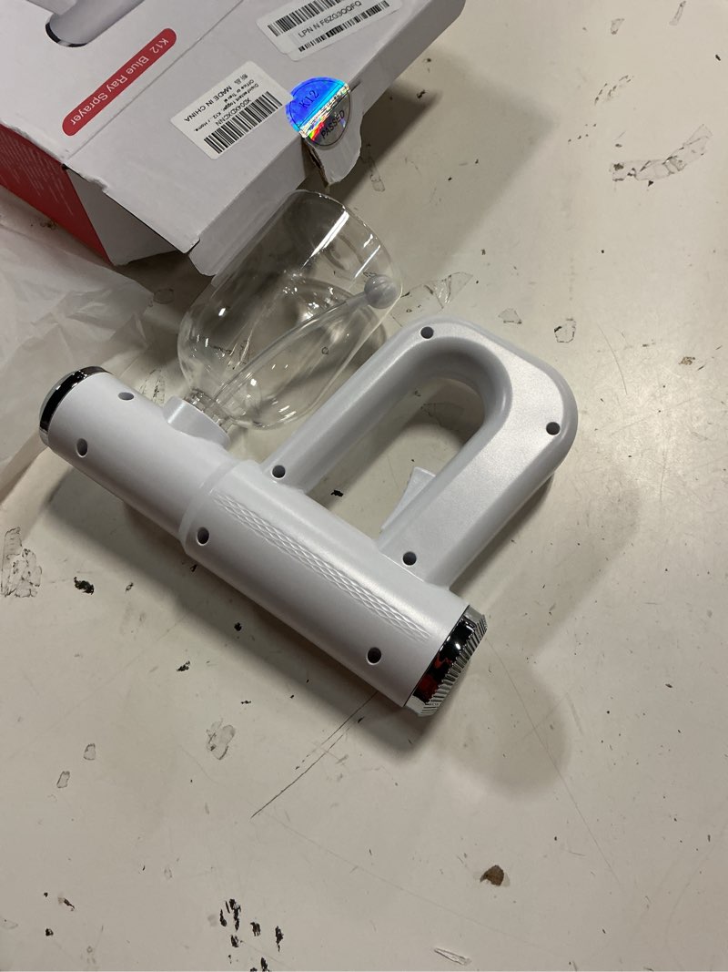 Condition photo showing Good Condition for disinfectant fogger, k12 blue ray disinfectant fogger machine, ulv nano sanitizer gun, cordless rechargeable handheld sanitizing sprayer, electrostatic portable sprayerf for home, office or travel