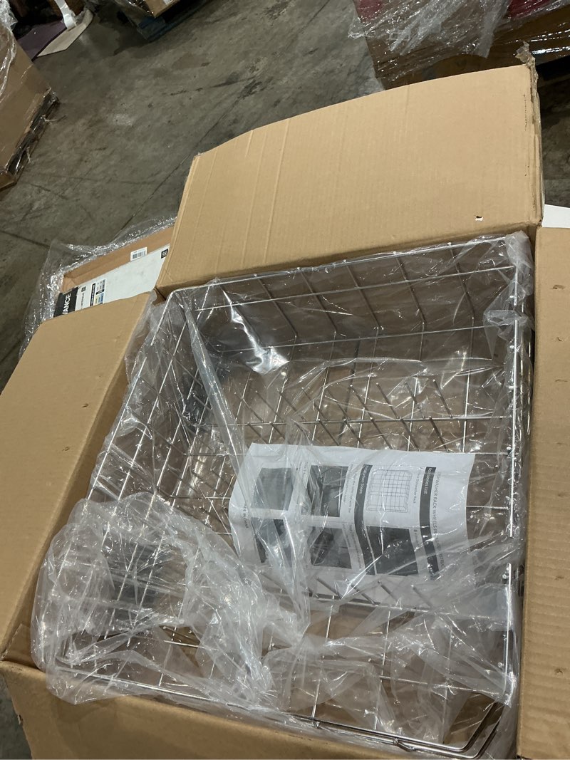Condition photo showing New/Like New for stainless steel w10728159 w10525646 dishwasher lower rack replacement parts for maytag kitchenaid lower dish rack 22’’d x 20.8’’w kenmore whirlpool w10780925 w10082825 dishwasher bottom basket 1 pack 22‘’ x 20.8'' x 7'' kitchenaid w10728159