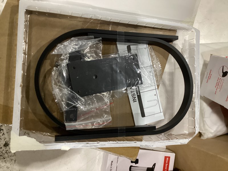 Condition photo showing Good Condition for garden hose holder wall mount - metal water hose hanger for outside, durable hook for garden, garage, or yard storage black-solid frame