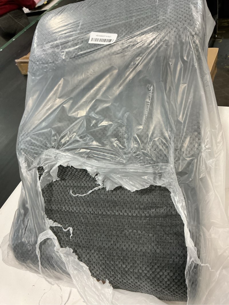 Condition photo showing Good Condition for Made4Pets Dog Stairs Ramp for Small Dogs 15.7" H, 3-Step Dog Steps for Bed Couch Sofa and Chair, 35D Foam Pet Steps for Small Dogs and Cats, Non-Slip Bottom Pet Stairs, Grey Grey 3 22.5"x15.7"x15.7"H