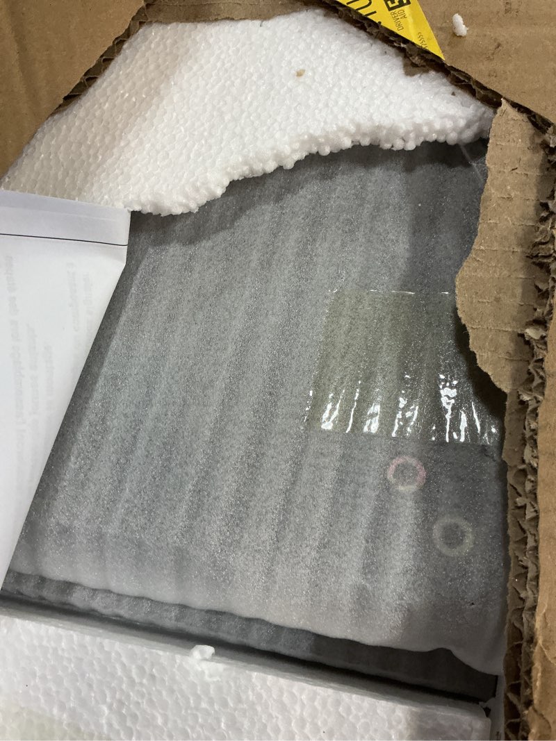 Condition photo showing New/Like New for Side Table, End Table with Wheels, Printer Stand with 3-Tier Storage, Bedside Table, Bedroom, Office, Kitchen, Metal Frame, Easy Assembly -Grey 3 Shelf Grey Medium