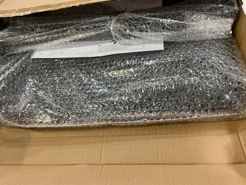 Condition photo showing Good Condition for side table sofa tray for couch heavy metal base swivel/adjustable height, sofa bed bathroom study tv tray c shaped end table food snack trays for eating(brown 19.7 * 15.7in) brown 19.7*15.7in