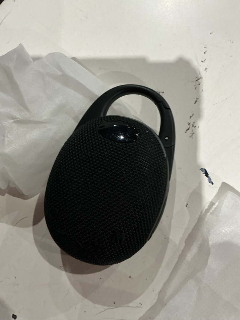Condition photo showing Good Condition for portable mini bluetooth speaker with hd sound, led power display, big pro sound with punchy bass,integrated carabiner, 25h playtime, colorful rgb lights, tws pairing,outdoor/party/travel, gift ideas black
