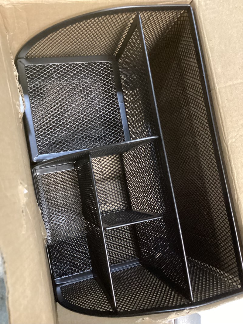 Condition photo showing Good Condition for Amazon Basics Mesh Pen Holder and Organizer, Black, ?9.1" x 5.9" x 5.5''