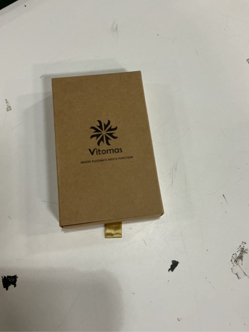 Condition photo showing New/Like New for Vitomas 2-in-1 Detachable Card Wallet Case, Compatible with iPhone 16 Plus Wallet Case – RFID Blocking PU Leather Wallet Case with Kickstand, Holds 7 Cards, Cash, and Coins - Retro Brown