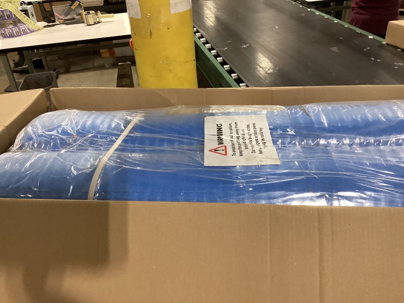 800sqft amerique 1.5mm premium flooring padding 3-in-1 heavy duty foam blue, 200sf/roll, pack of 4 u