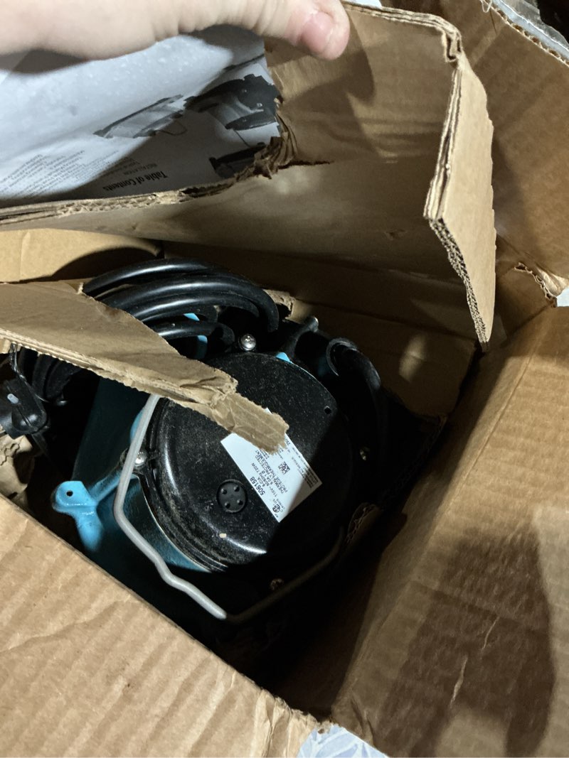 Condition photo showing Good Condition for Little Giant 6-CIA 115 Volt, 1/3 HP, 2760 GPH Cast Iron Automatic Submersible Sump Pump with Integral Diaphragm Switch for Sump Systems, 10-Ft. Cord, Blue, 506158