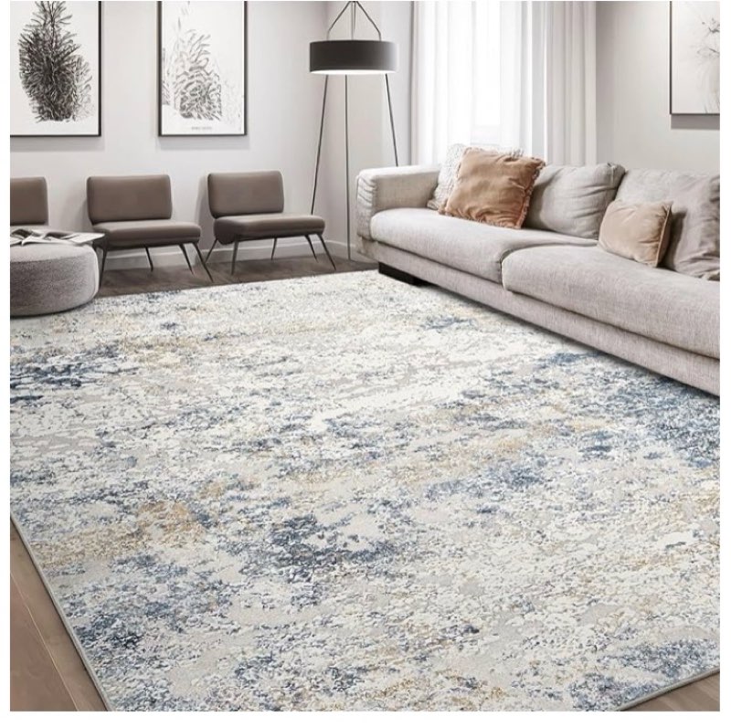 6X9 Area Rugs for Living Room Bedroom,Modern Abstract Large Carpet Washable Rugs 6X9 for Dining Room