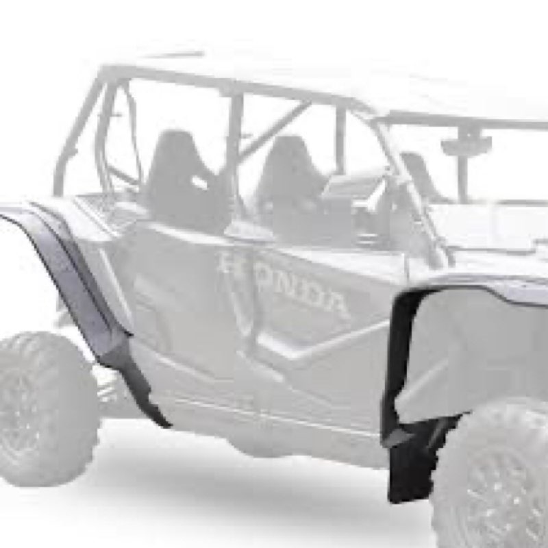 kiwi master widened fender flares extended for 2019-2025 honda talon 1000r 1000x 1000x4 1000r4 acces