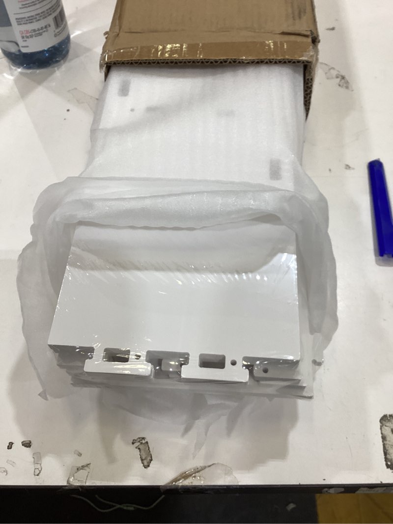 Condition photo showing Good Condition for ShellKingdom Toilet Paper Holder Stand, Small Bathroom Storage Cabinet with Doors and Shelves, Slim Storage Cabinet for Bathroom Small Spaces Corner Floor - White 31.4 x 6.1 x 6.1 inch