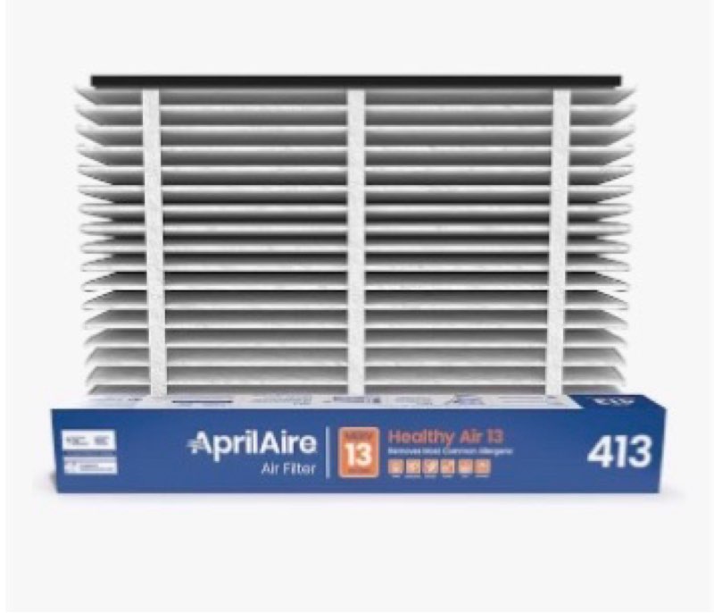2-Pack 413 Replacement Filter Compatible with AprilAire Whole House Air Purifiers, Models 1410, 1610