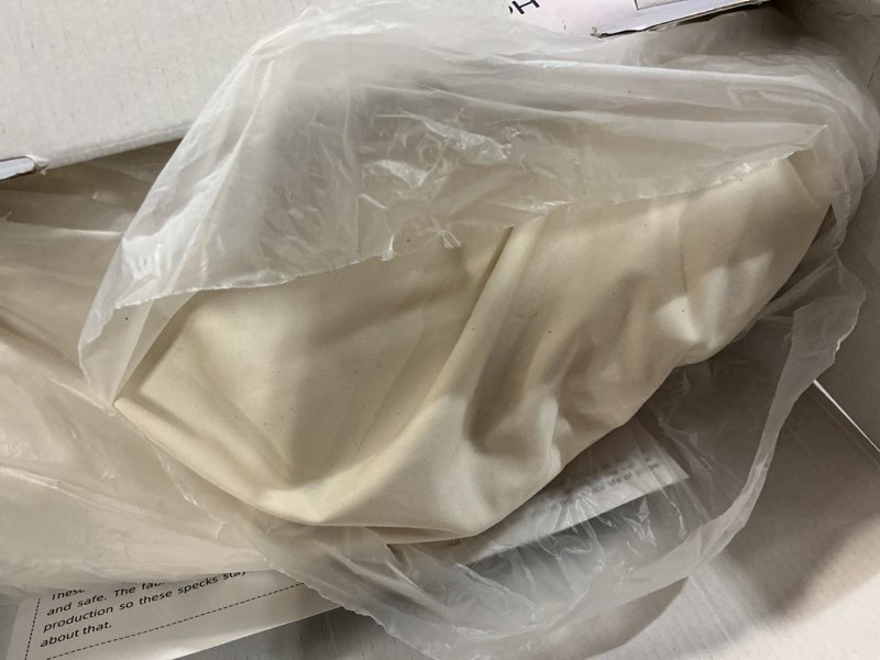 Condition photo showing Good Condition for organic buckwheat pillow for sleeping with organic cotton pillowcase - 20''x26'' adjustable pillow, breathable for cool sleep, cervical support for back and side sleeper(tartary buckwheat hulls) 20x26 off white(pure)