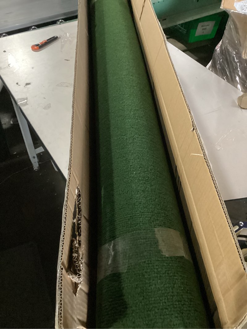 Condition photo showing New/Like New for grefinity marine carpet,6 ft x 14 ft olive green indoor outdoor carpet 0.2" thick with water-proof tpe backing, non-slide for home, patio, porch, deck olive green 6 ft x 14 ft