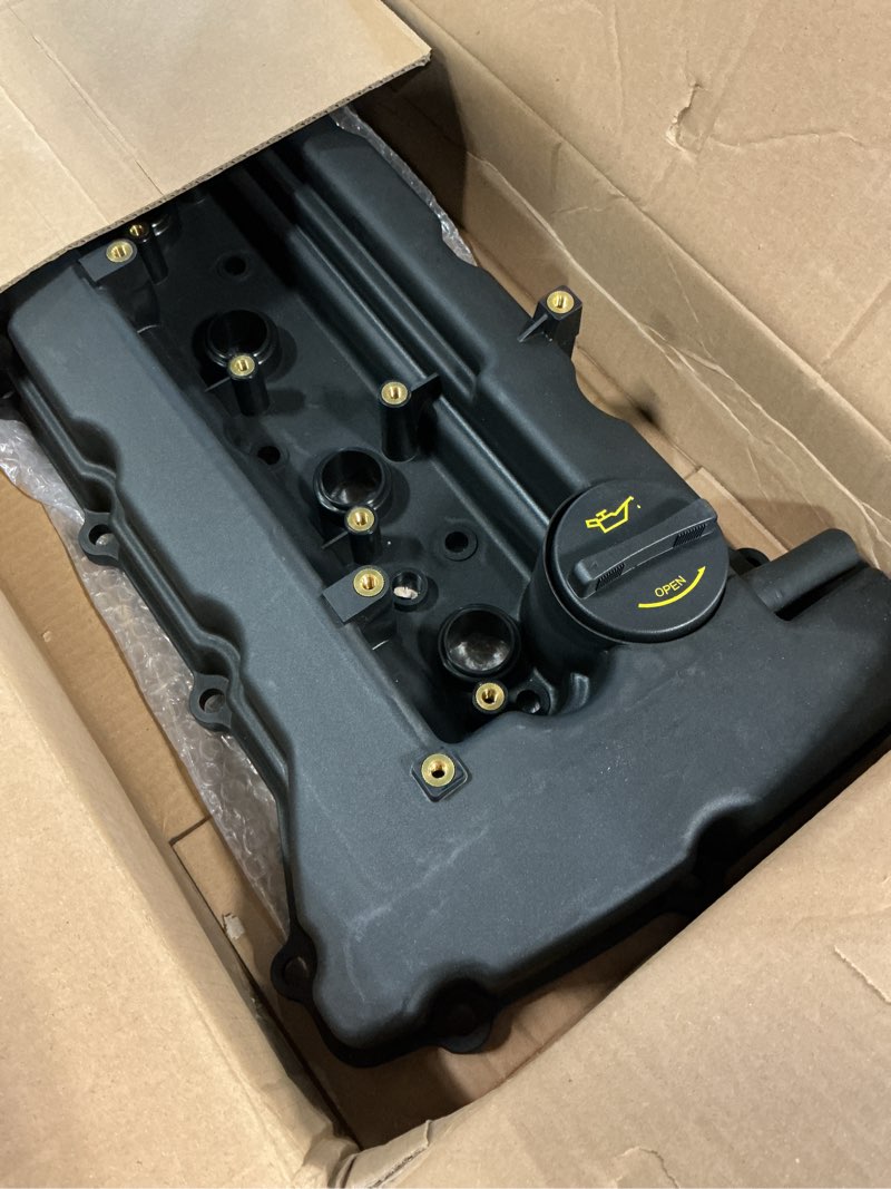 Condition photo showing Good Condition for trq valve cover compatible with 2006-08 hyundai sonata l4 2.4l, 2007-10 kia rondo l4 2.4l