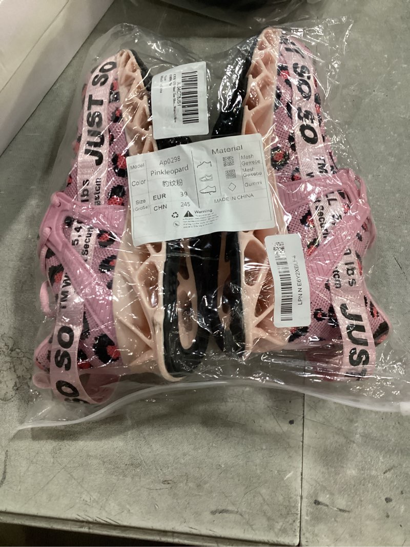 Condition photo showing Good Condition for cokafil steel toe shoes for men women work safety sneakers puncture proof for industry construction warehouse utility 39 women leopard pink