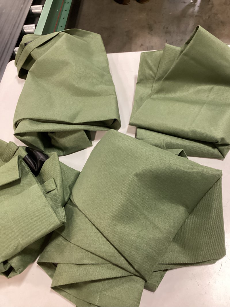 Condition photo showing Good Condition for mainstays green solid blackout rod pocket with back tabs curtain panel pair, 4pc, 30\" w x 84\" l