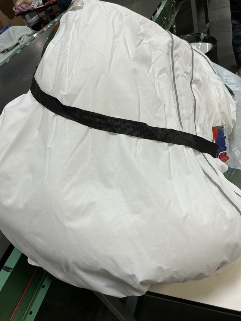 Condition photo showing As Is for hombys 2 inch thick queen size sofa bed mattress protector, 60'' x 72'' waterproof mattress pad cover with deep pocket, pull out couch pad topper (white)