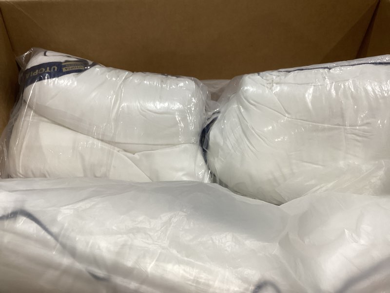 Condition photo showing Good Condition for utopia bedding throw pillow inserts (pack of 4, white), 14 x 14 inches decorative indoor pillows for sofa, bed, couch, cushion sham stuffer 14x14 inch 4