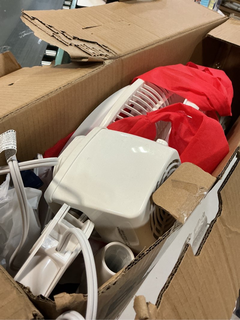 Condition photo showing As Is for Lasko 2520 Oscillating Stand Fan,White 16 Inch