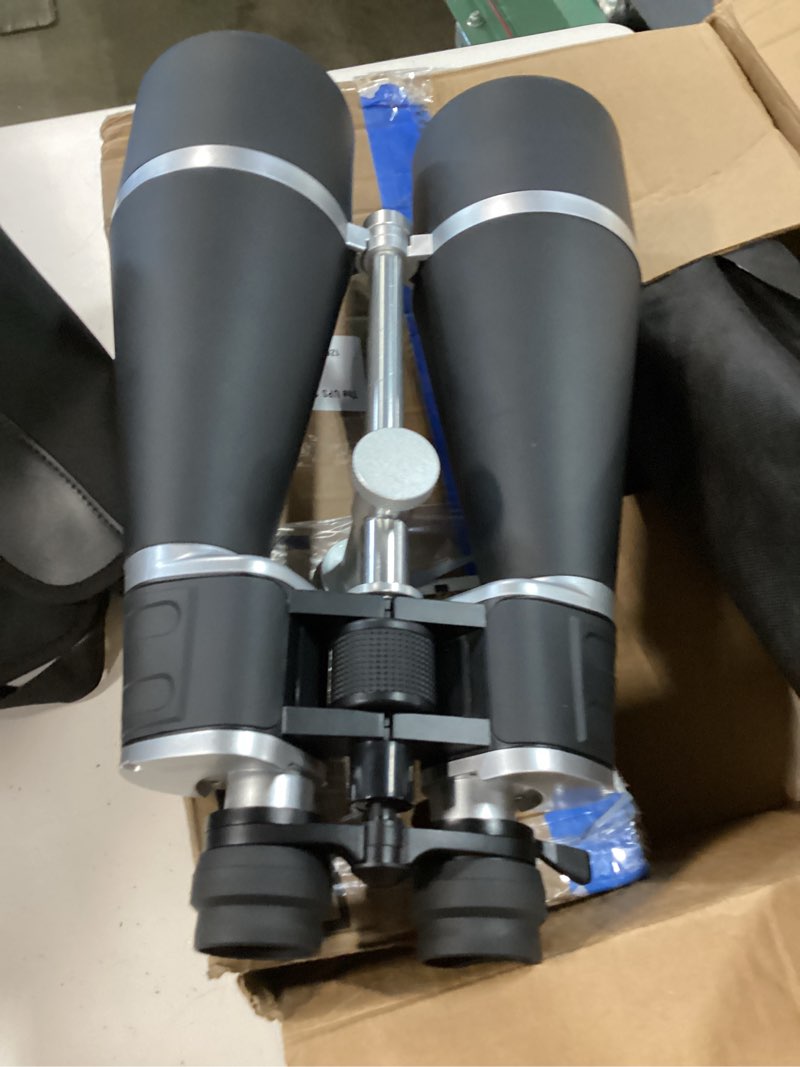 Condition photo showing Good Condition for 30-260x80 binoculars for adults high powered - astronomy long-range zoom binoculars with bak-4 prisms tripod and straps for hunting bird watching stargazing planets travel concert gift for man women black silver 30-260x80