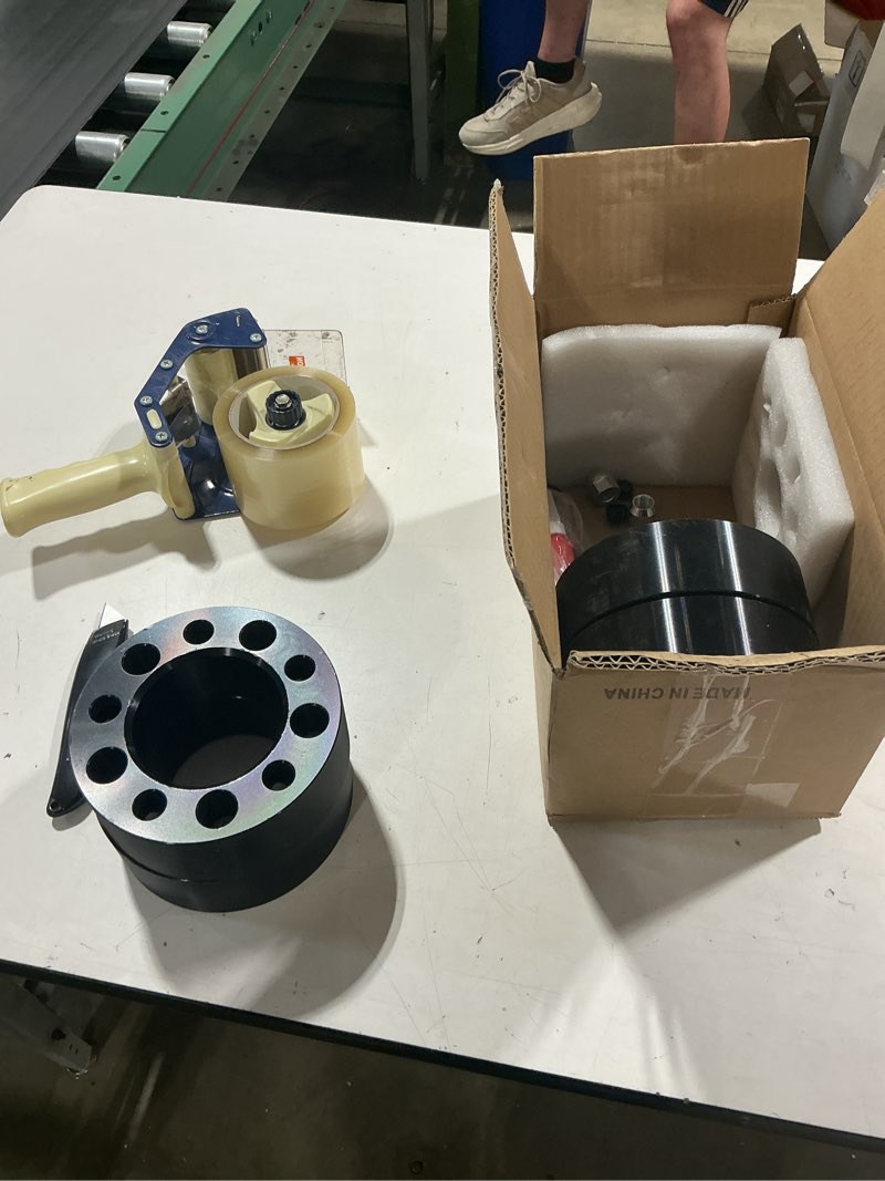 Condition photo showing Good Condition for flycle 2 inch 5x4.5 wheel spacers for tj yj xj mj kj kk zj, 5x114.3mm wheel spacer for wrangler ranger explorer mustang edge 1/2-20 studs with 82.5mm center bore