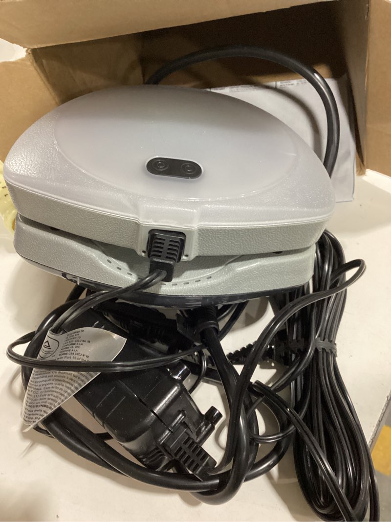 Condition photo showing Good Condition for intex underwater led magnetic above ground wall pool light with magnetic transmitter and 4 different color options, multicolor/white wall light
