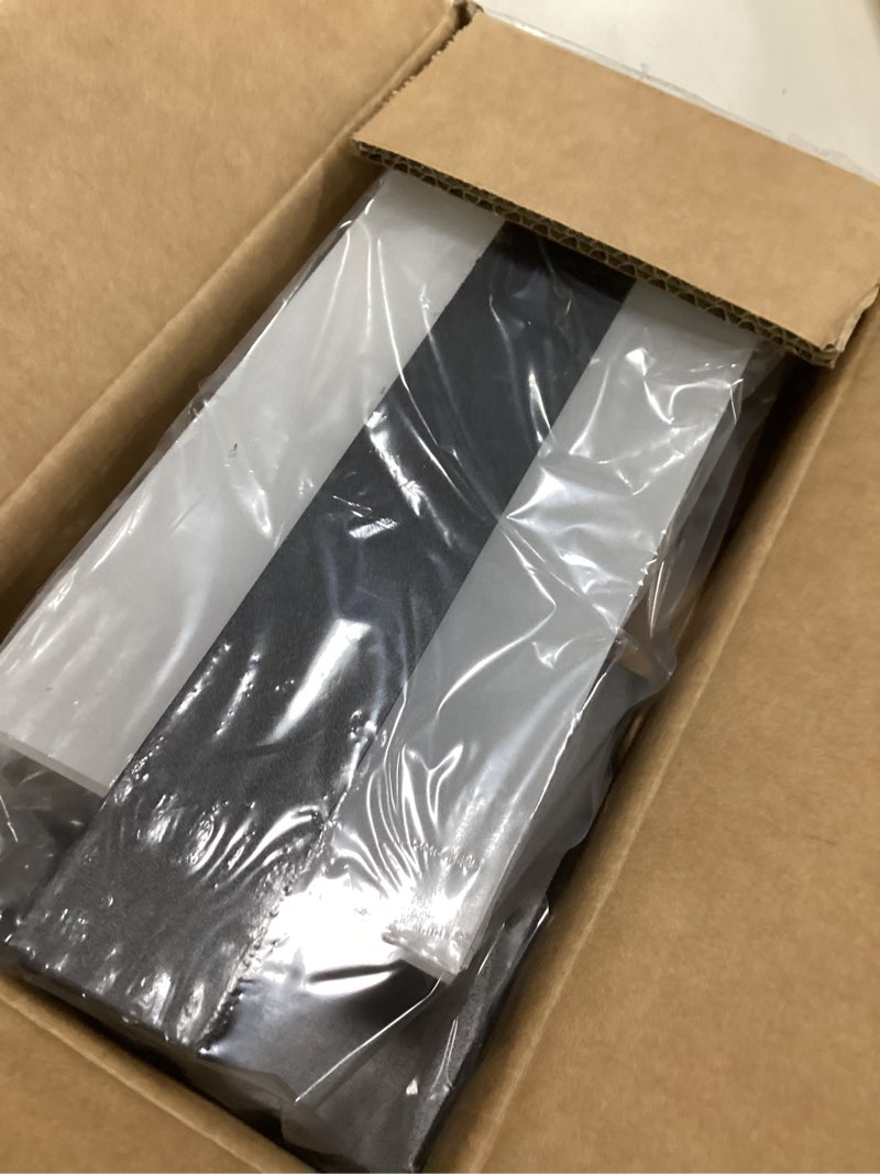 Condition photo showing New/Like New for Modern LED Acrylic Wall Sconce, Black Indoor Wall Light Fixtures, 6000K Cold White Wall Mounted Lamp, Wall Sconce Lighting for Hallway, Study,Stairway, Corridor, Bathroom Black-6000K 1 PACK