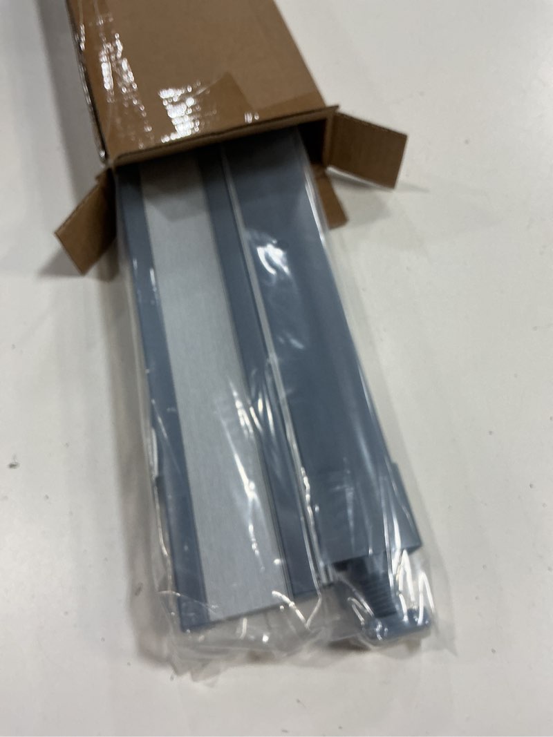 Condition photo showing New/Like New for lazblinds no tools no drill cordless cellular shades, top down bottom up (tdbu) honeycomb shades for home, blackout light blocking thermal insulation blinds for windows, 21" w x 48" h, dark grey blackout - dark gery 21" w x 48" h