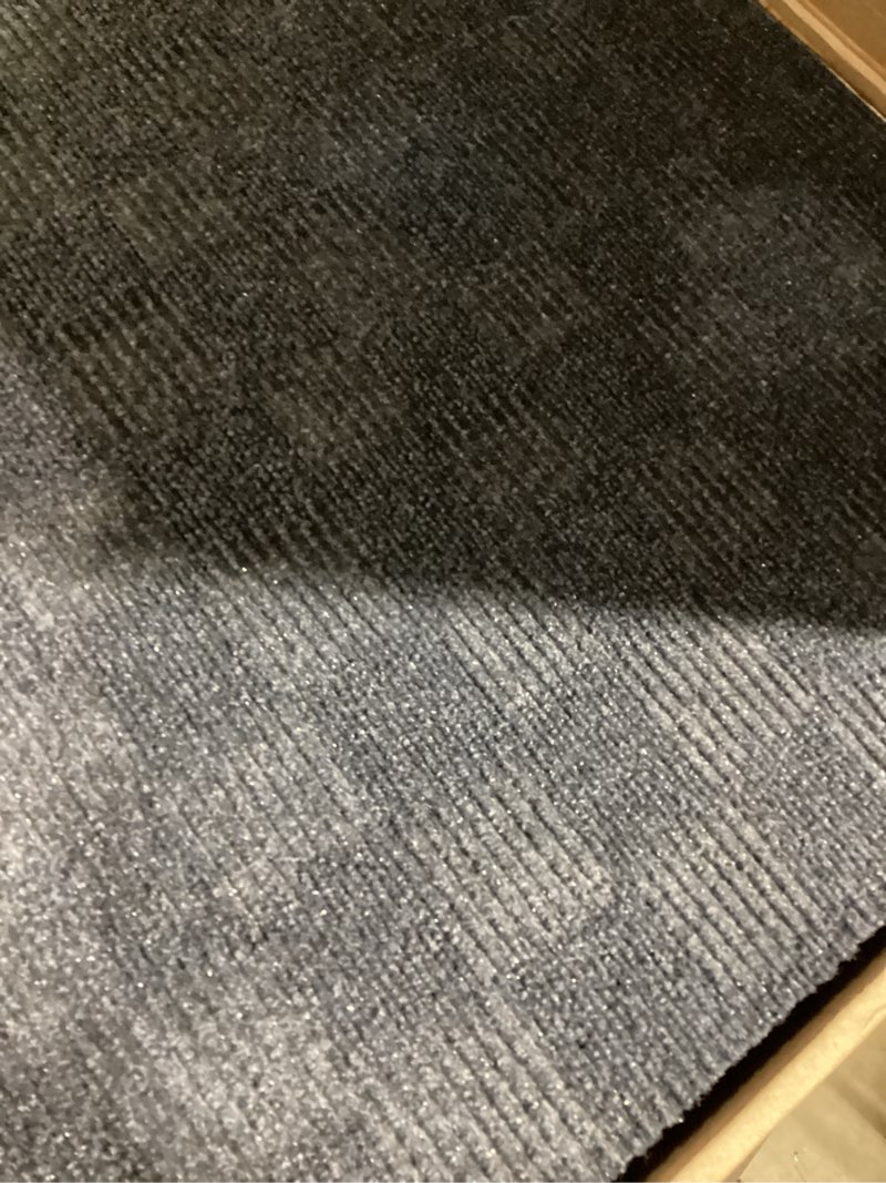 Condition photo showing Good Condition for 30 pack carpet tile - 12” x 12” self adhesive carpet floor tiles anti-slip squares peel and stick floor tile diy installation for bedroom (blue)