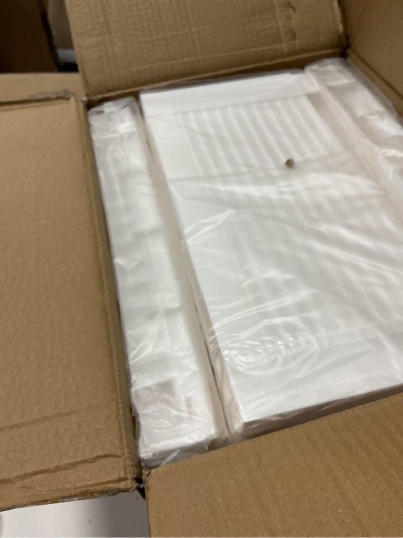 Condition photo showing Good Condition for 5 drawers narrow storage cabinet, slim bathroom storage cabinet, plastic rolling cart organizer for small spaces, laundry, office, home, white white 5 drawer