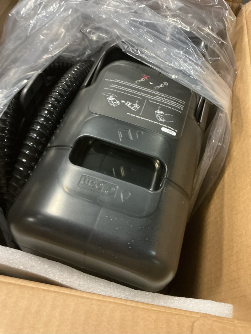 Condition photo showing As Is for Portable Carpet Cleaner Machine with Steam and Heating Techology,15Kpa Powerful Suction with Versatile Tools for Pets, Couch, Car,Self-Cleaning