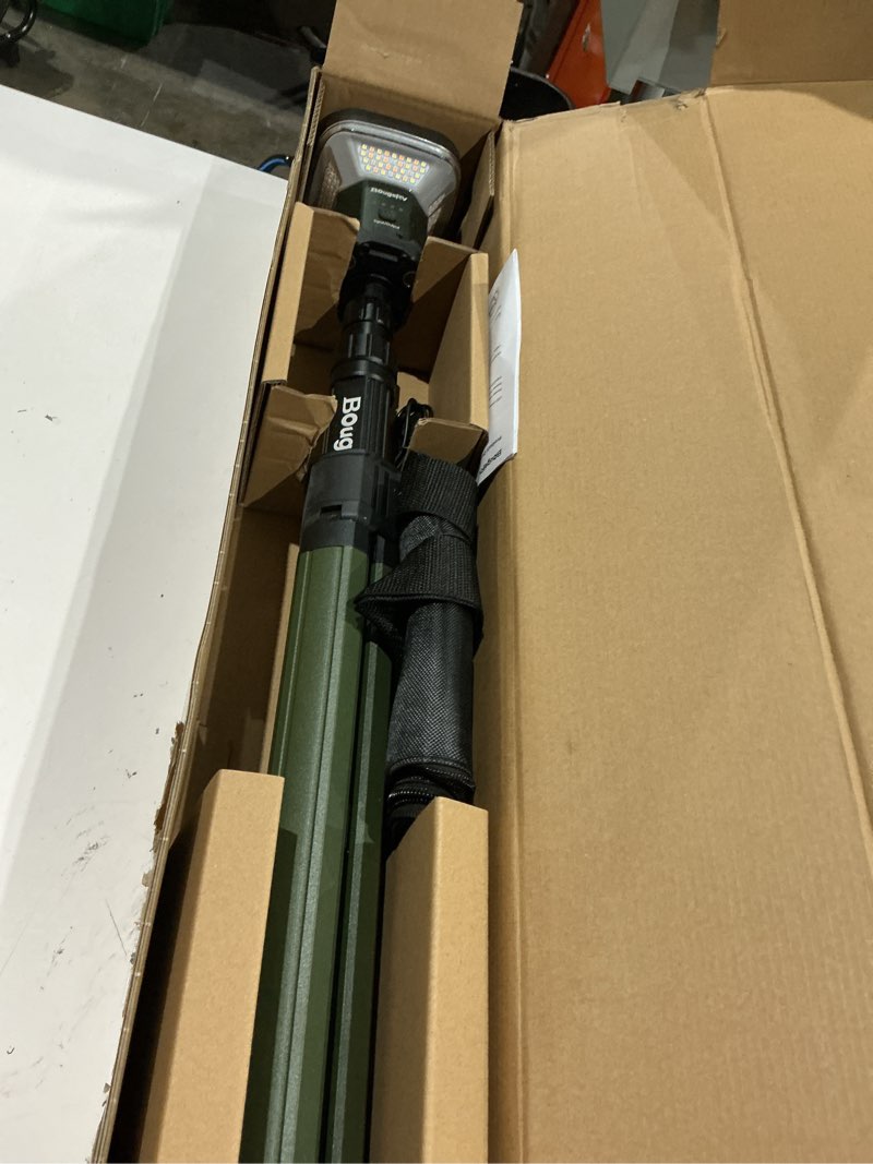 Condition photo showing Good Condition for bougerv telescoping camping light, 3200 lumen outdoor lantern, 8000mah led lantern, 7.55 ft tall, 90-hour runtime, rechargeable tent lamp for camping, emergency, hiking, outdoor, fast charging version