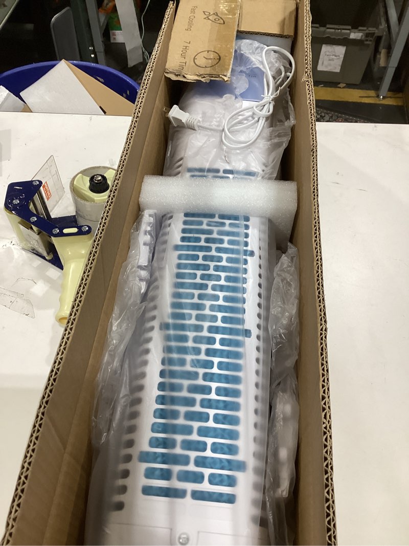 Condition photo showing New/Like New for Windowless Portable Air Conditioner, 35" Evaporative Air Cooler with Remote, 3 Speeds, Large Water Tank, Oscillating Cooling Fan