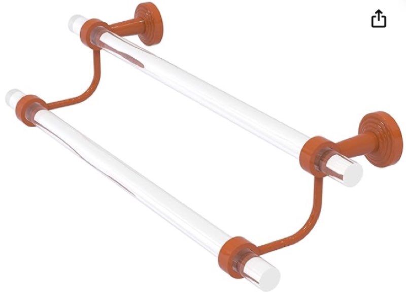 Allied Brass PB-72-36-ASP Pacific Beach Collection 36 Inch Double Towel Bar, Autumn Sparkle