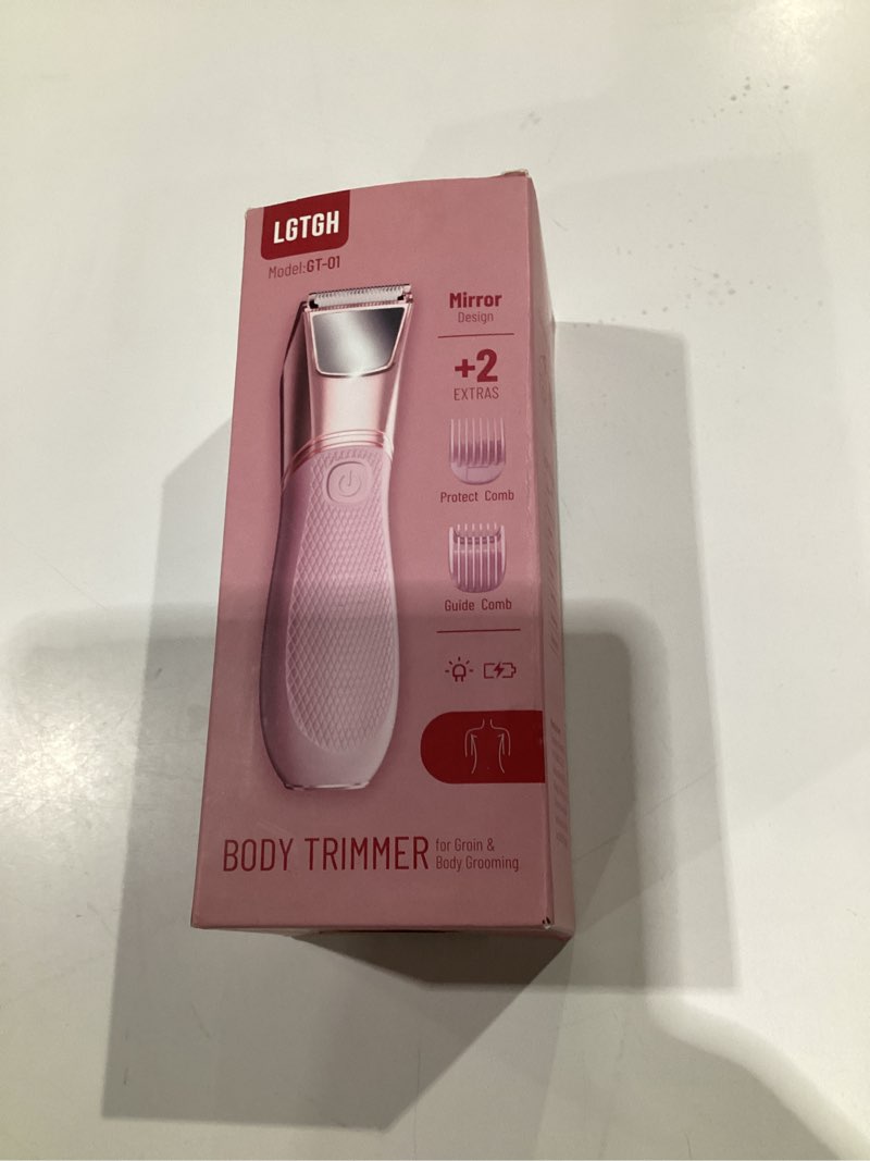 Condition photo showing Good Condition for Bikini Trimmer for Women: Mirror Electric Shaver for Body Hair with LED Light, IPX7 Waterproof with 